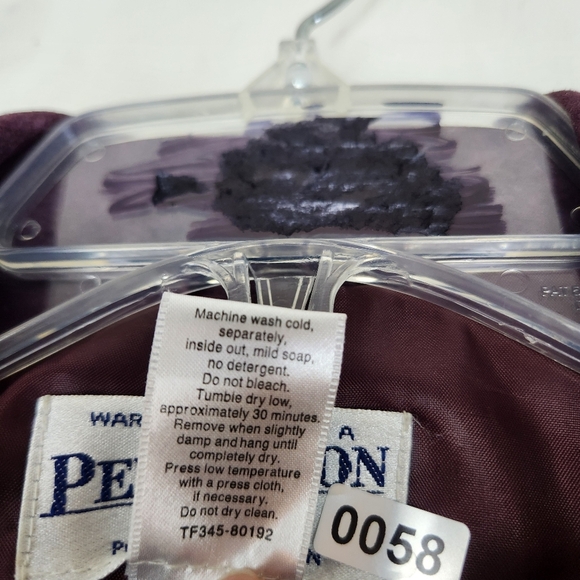 Pendleton Womens Purple Suede Leather Jacket Size S. - Picture 4 of 10